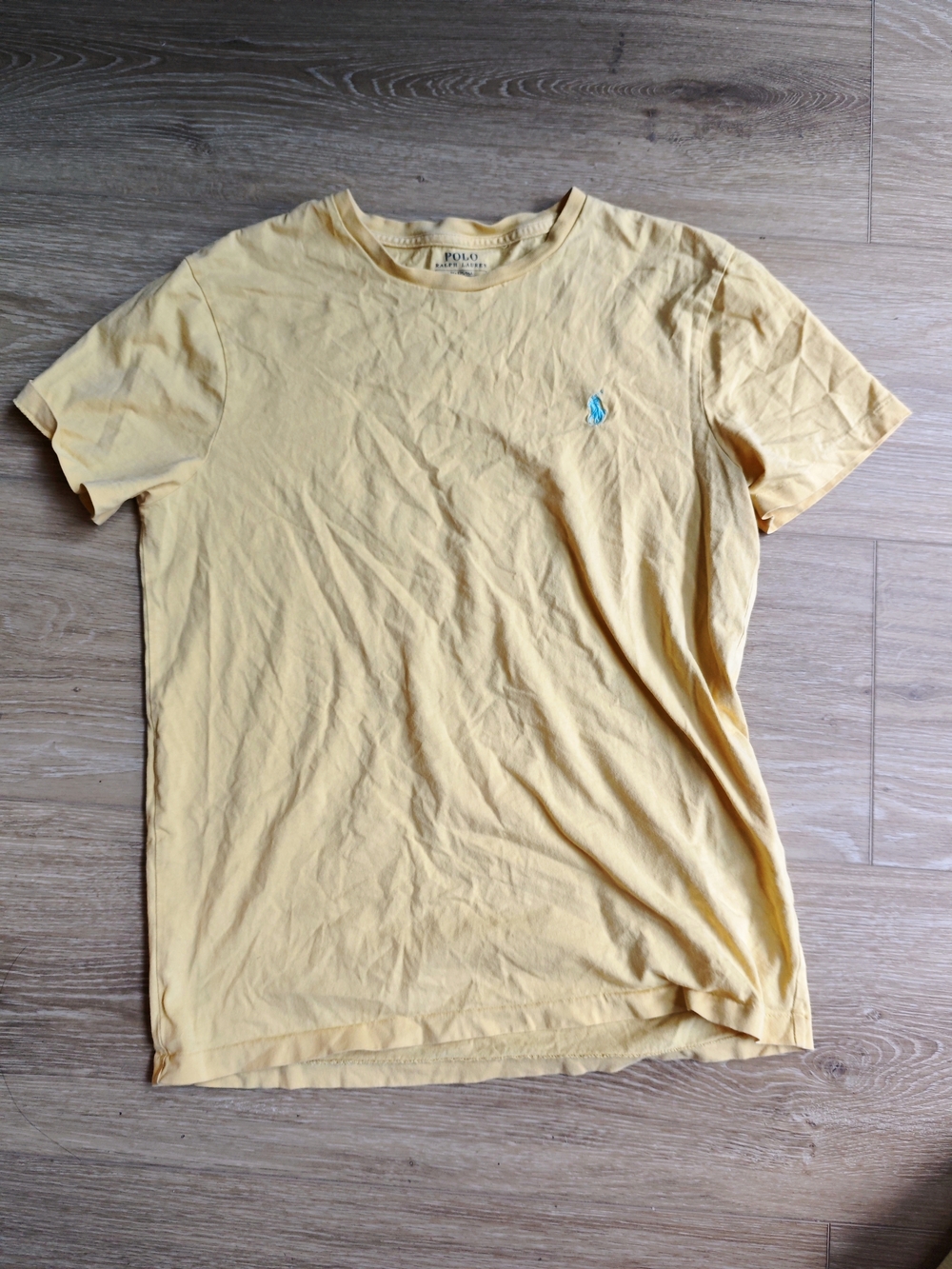 Polo by Ralph Lauren Light Yellow Short Sleeve Crew Neck Tee